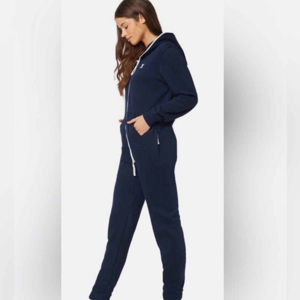 Onepiece Norwegian Original Dark Blue Hooded Jumpsuit- UNISEX